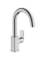 Hansgrohe Vernis Shape 71564000 egykaros mosdócsaptelep elforgatható kifolyóval és automata lefolyógarnitúrával króm