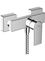 Hansgrohe Vernis Shape egykaros zuhanycsaptelep falsíkon kívüli szereléshez, 2 átfolyási sebességgel króm 71656000