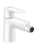 Hansgrohe Talis E matt fehér bidécsaptelep automata lefolyógarnitúrával 71720700