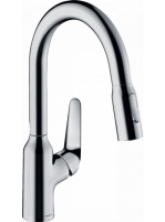 Hansgrohe Focus M42 konyhai csaptelep, kihúzható zuhanyfejjel, króm 71801000