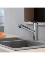 Hansgrohe Focus M42 konyhai csaptelep, kihúzható kifolyóval, króm 71814000