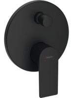 Hansgrohe Rebris E matt   fekete egykaros falsík alatti kádcsaptelep iBoxhoz 72468670