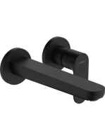 Hansgrohe Rebris S Fali mosdócsaptelep 20 cm-es kifolyóval és nem zárható leeresztőszeleppel, matt fekete 72528670