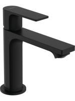 Hansgrohe Rebris E mosdócsaptelep 110, automata lefolyógarnitúrával, matt fekete 72557670