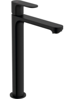 Hansgrohe Rebris S hidegindítású magasított mosdócsaptelep 240, automata lefolyógarnitúrával, matt fekete 72580670