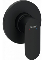 Hansgrohe Rebris S Rejtett zuhanycsaptelep alaptest nélkül, matt fekete 72649670