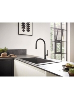 Hansgrohe Talis M54 matt fekete konyhai csaptelep 210, kihúzható zuhanyfejjel 72801670