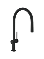 Hansgrohe Talis M54 matt fekete konyhai csaptelep 210, 72802670