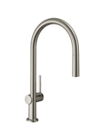 Hansgrohe Talis M54 rozsdamentes acél hatású konyhai csaptelep 210, 72802800