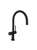 Hansgrohe Talis M54 1jet konyhai csaptelep elzárószeleppel, matt fekete 72805670