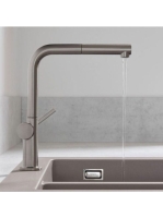 Hansgrohe Talis M54 konyhai csaptelep 270 kihúzható zuhanyfejjel, rozsdmentes acél hatású 72808800