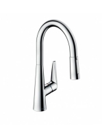 Hansgrohe Talis M51 200 víztakarékos konyhai csaptelep kihúzható zuhanyfejjel, króm 72817000