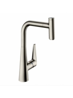 Hansgrohe Talis Select M51 mosogató csaptelep kihúzható kifolyóval, rozsdamentes acél 72821800