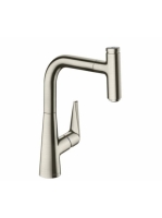 Hansgrohe Talis Select M51 rozsdamentes acél hatású konyhai csaptelep, kihúzható kifolyóval 72822800