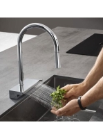 Hansgrohe Aquno Select M81 króm konyhai csaptelep 170, sBox-al, kihúzható kifolyóval 73831000