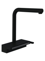 Hansgrohe Aquno Select M81 konyhai csaptelep 250, kihúzható kifolyóval, 2jet, matt fekete 73836670