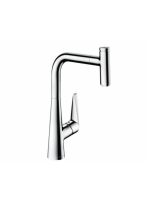Hansgrohe Talis Select M51 króm konyhai csaptelep 300, kihúzható kifolyóval 73853000