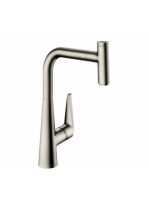 Hansgrohe Talis Select M51 rozsdamentes acél hatású konyhai csaptelep 300 73853800