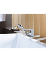 Hansgrohe Metropol 3-lyukú peremre szerelhető egykaros kádcsaptelep loop fogantyúval króm 74551000