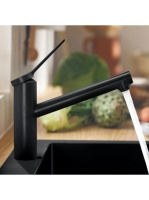 Hansgrohe Zesis M33 Egykaros konyhai csaptelep 140, matt fekete 74802670