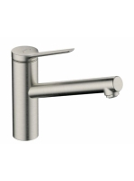 Hansgrohe Zesis M33 Egykaros konyhai csaptelep 140, rozsdamentes acél hatású 74802800