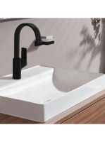 Hansgrohe Vivenis mosdócsaptelep 120, elforgatható kifolyóval, matt fekete 75032670