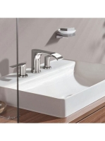 Hansgrohe Vivenis 3 lyukú mosdócsaptelep 90, automata lefolyógarnitúrával króm 75033000