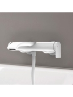 Hansgrohe Vivenis egykaros kádcsaptelep falsíkon kívüli szereléshez, matt fehér 75420700