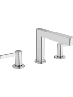 Hansgrohe Finoris 3 lyukú mosdócsaptelep 110, push-open lefolyógarnitúrával króm 76033000