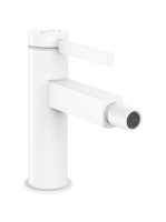 Hansgrohe Finoris egykaros bidécsaptelep push-open lefolyógarnitúrával matt fehér 76200700