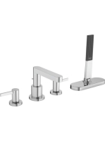 Hansgrohe Finoris peremre szerelhető kádcsaptelep, 4 szerelési lyukkal, sBox-szal króm 76444000