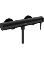 Hansgrohe Finoris egykaros zuhanycsaptelep falsíkon kívüli szereléshez matt fekete 76620670