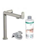 Hansgrohe Aqittura M91 Vízszűrős konyhai csaptelep 240 indulókészlettel, rozsdamentes acél hatású 76802800
