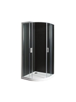 Jika Lyra Plus ívelt zuhanykabin 90x190 cm, átlátszó üveg, f