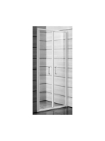 Jika Lyra Plus kétrészes zuhanyajtó 80x190 cm, átlátszó stri