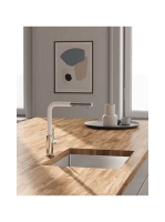 Kludi L-INE S egykaros mosogatócsaptelep ECO funkcióval, kih