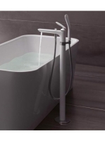 Kludi Balance szabadonálló kád/zuhany csaptelep, fehér/króm