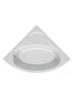 Kolpa San Divante beépíthető sarokkád 140x140 cm, le-és túlf