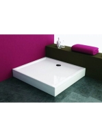 Kolpa San Flamenco előlapos akril zuhanytálca 100x100 cm, fe