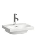 Laufen Lua kézmosó 45x35 csapfurattal és túlfolyóval H815081