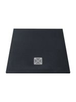 Marmy Dolomite 90x90 zuhanytálca Cavalli Black 80 7642 90 90