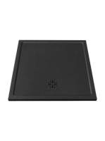 Marmy Dolomite Pro 90x90 zuhanytálca Cavalli Black 808225909