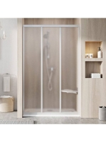 Ravak Supernova ASDP3-100 zuhanyajtó Grape üveg, szatén kere