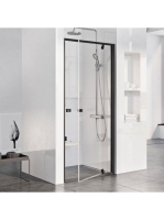 Ravak Pivot PDOP1-80 zuhanyajtó (fekete-Transparent) 03G4030