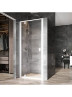 Ravak Nexty NDOP1 80 zuhanyajtó átlátszó üveggel, fehér foga