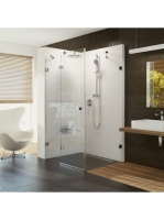 Ravak Brilliant zuhanykabin BSDPS-80 bal (króm-transparent)