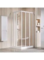 Ravak Supernova ASRV3-75 sarokbelépős zuhanykabin (fehér+Gra