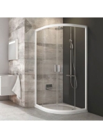 Ravak Blix BLCP4-80 negyedköríves zuhanykabin 80x80 cm, fehé