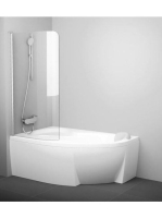 Ravak CVSK1 balos kádparaván 85x150 cm (szatén-Transparent)