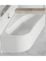 Ravak CHROME kád 160x105 jobbos, fehér CA61000000 - Fürdőszo